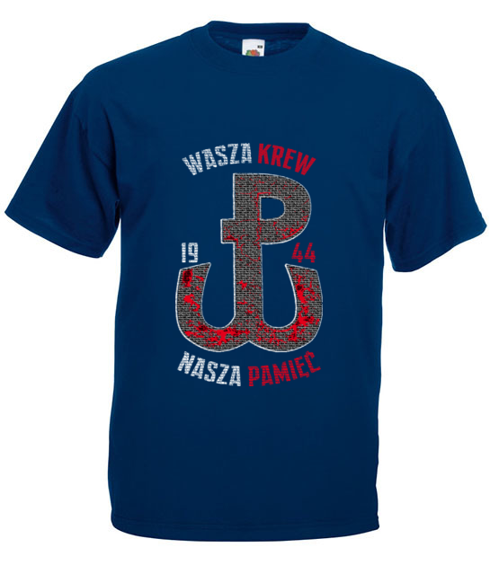 Pamiec przede wszystkim koszulka z nadrukiem patriotyczne mezczyzna jipi pl 277 3