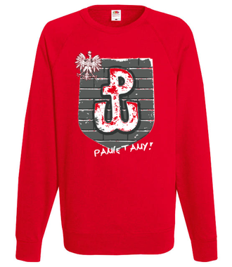 Naród niezwyciężony - Bluza z nadrukiem - Patriotyczne - Męska
