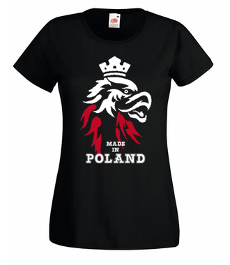 Made in Poland - Koszulka z nadrukiem - Patriotyczne - Damska