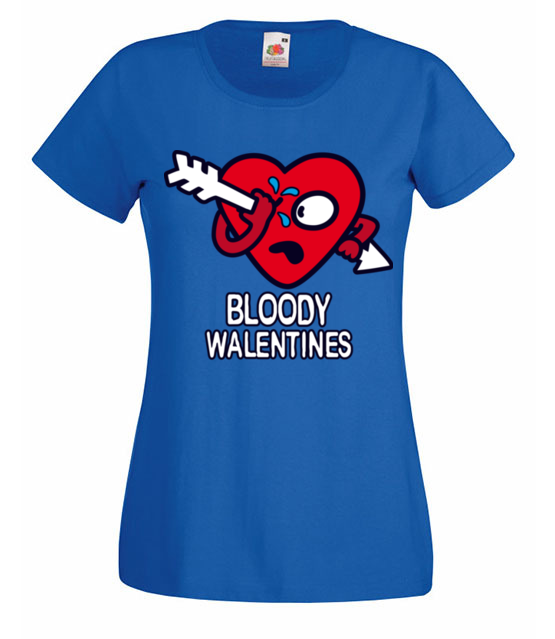 Krwawe walentynki koszulka z nadrukiem na walentynki kobieta jipi pl 61 61