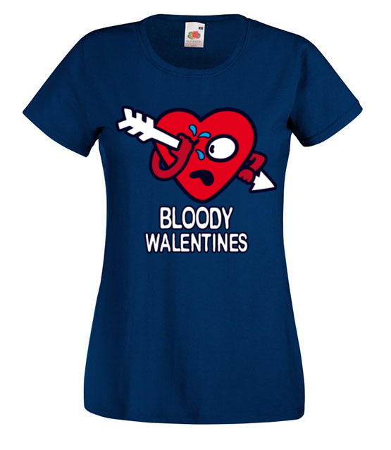 Krwawe walentynki koszulka z nadrukiem na walentynki kobieta jipi pl 61 62