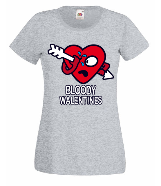 Krwawe walentynki koszulka z nadrukiem na walentynki kobieta jipi pl 61 63