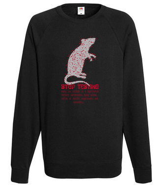 Stop wszelkim testom - Bluza z nadrukiem - Patriotyczne - Męska