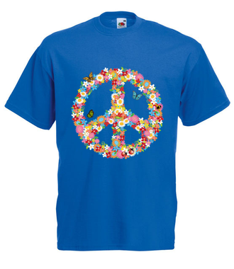 Pokój, miłość, przeznaczenie - Koszulka z nadrukiem - Patriotyczne - Męska