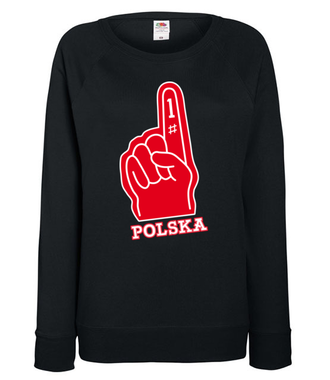 Polska. Mój kraj. - Bluza z nadrukiem - Patriotyczne - Damska
