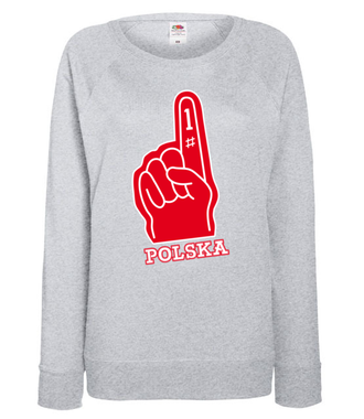 Polska. Mój kraj. - Bluza z nadrukiem - Patriotyczne - Damska