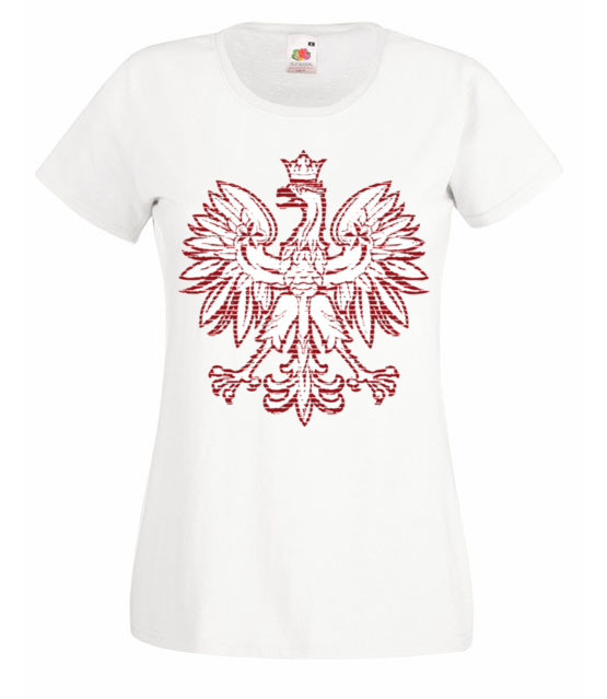 Z orlem na piersi koszulka z nadrukiem patriotyczne kobieta jipi pl 291 58