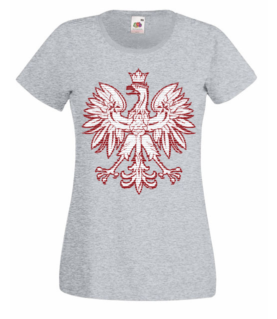 Z orlem na piersi koszulka z nadrukiem patriotyczne kobieta jipi pl 291 63