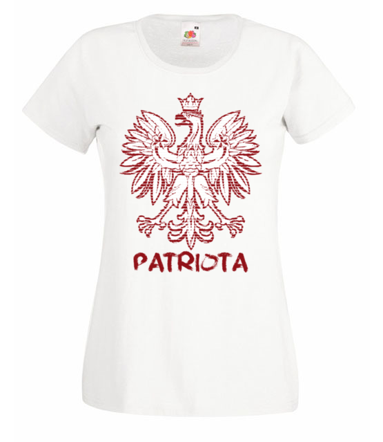 Patriota to ja koszulka z nadrukiem patriotyczne kobieta jipi pl 292 58