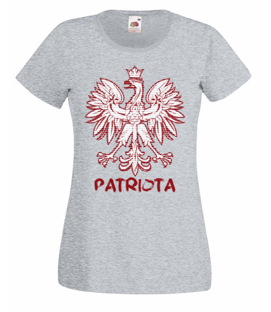 Patriota to ja koszulka z nadrukiem patriotyczne kobieta jipi pl 292 63