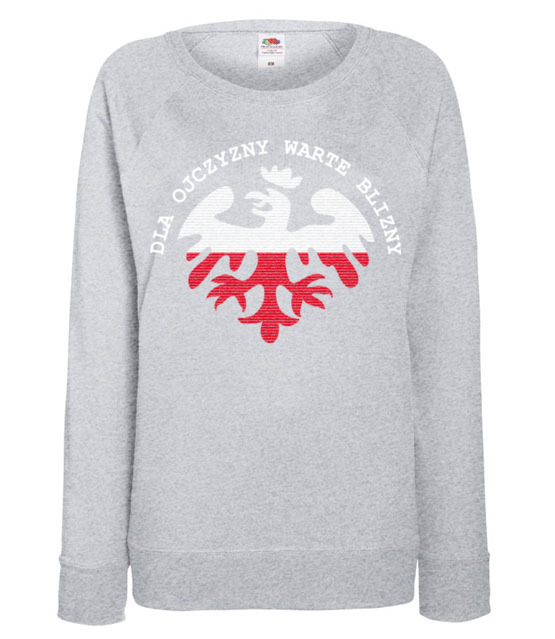 Ojczyzna przede wszystkim bluza z nadrukiem patriotyczne kobieta jipi pl 294 118