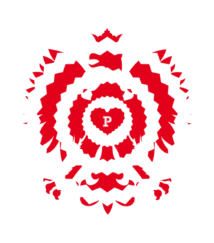 Z biało-czerwonym orłem - Koszulka z nadrukiem - Patriotyczne - Damska