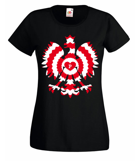 Z bialo czerwonym orlem koszulka z nadrukiem patriotyczne kobieta jipi pl 303 59
