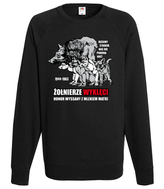 Krew, honor, ojczyzna - Bluza z nadrukiem - Patriotyczne - Męska