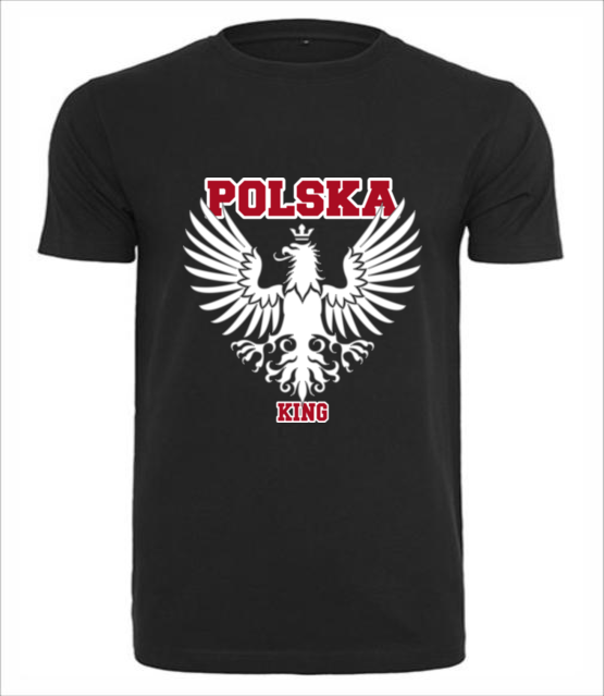 Polska krolem polska gora koszulka z nadrukiem patriotyczne mezczyzna jipi pl 310 1