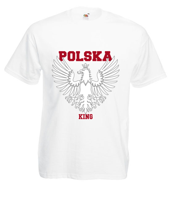 Polska krolem polska gora koszulka z nadrukiem patriotyczne mezczyzna jipi pl 310 2