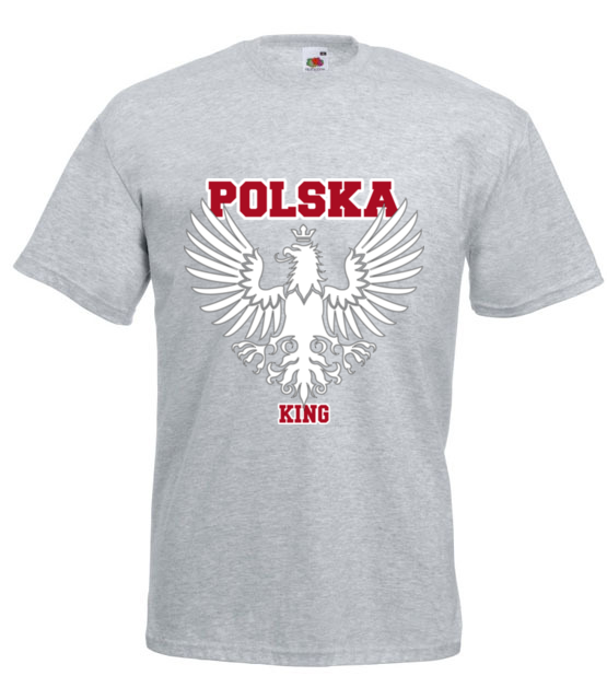 Polska krolem polska gora koszulka z nadrukiem patriotyczne mezczyzna jipi pl 310 6