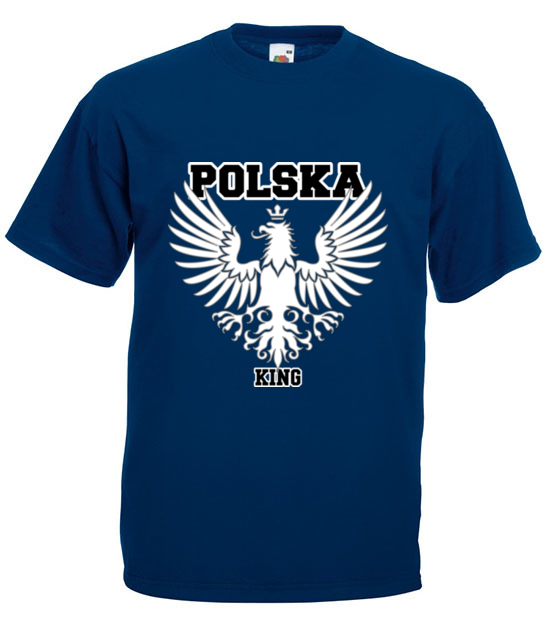 Polska krolem polska gora koszulka z nadrukiem patriotyczne mezczyzna jipi pl 311 3