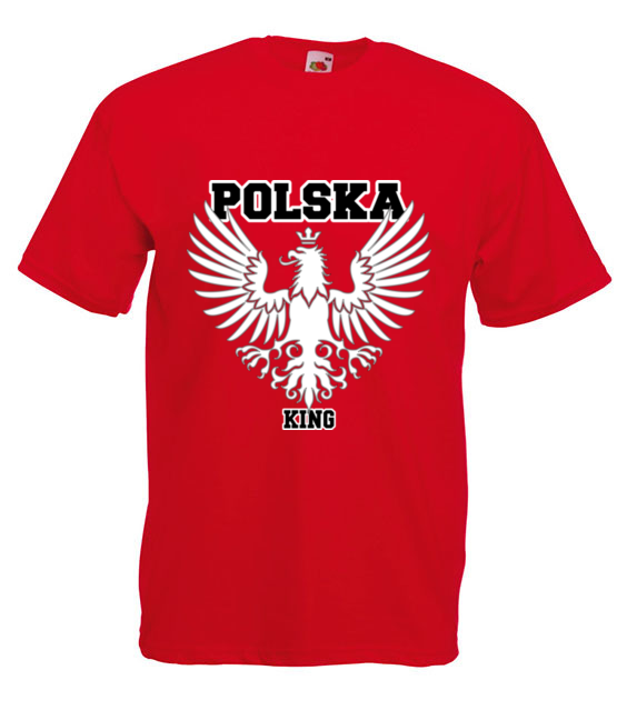 Polska krolem polska gora koszulka z nadrukiem patriotyczne mezczyzna jipi pl 311 4