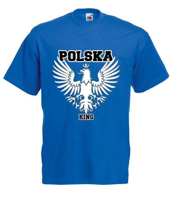 Polska krolem polska gora koszulka z nadrukiem patriotyczne mezczyzna jipi pl 311 5