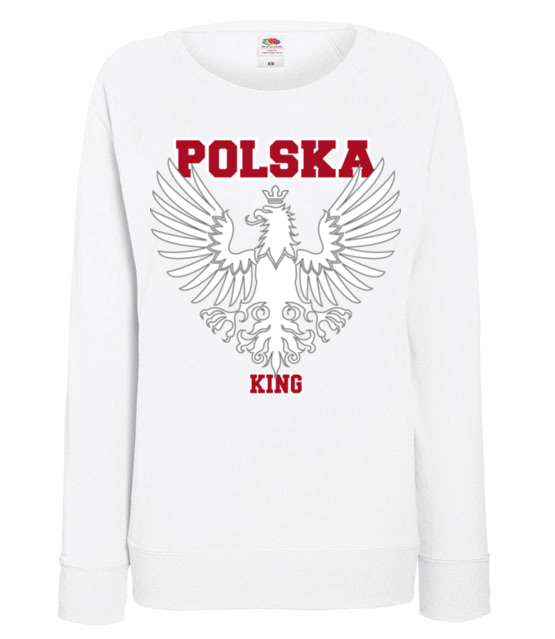 Polska krolem polska gora bluza z nadrukiem patriotyczne kobieta jipi pl 310 114