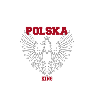 Polska królem, Polska górą! - Bluza z nadrukiem - Patriotyczne - Męska