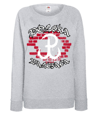 PW. Walka historii. - Bluza z nadrukiem - Patriotyczne - Damska