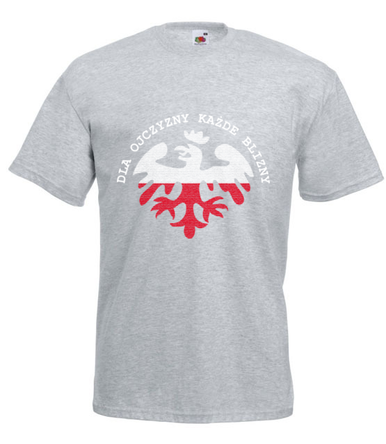 Ojczyzna krew i blizna koszulka z nadrukiem patriotyczne mezczyzna jipi pl 317 6