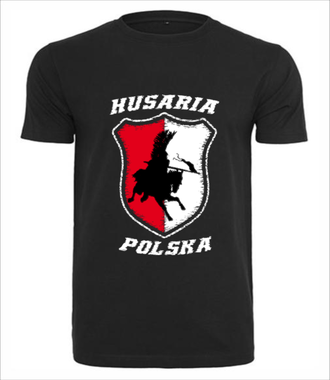 Husaria. Polska moc. - Koszulka z nadrukiem - Patriotyczne - Męska