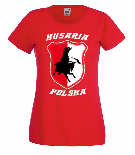 Husaria polska moc koszulka z nadrukiem patriotyczne kobieta jipi pl 319 60