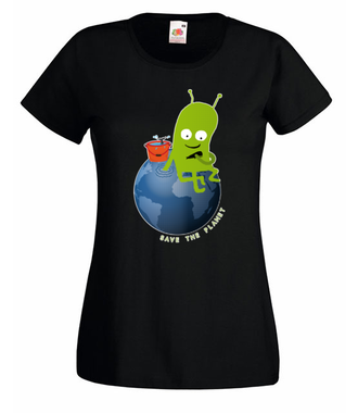 Ratuj swoją planetę - Koszulka z nadrukiem - Patriotyczne - Damska