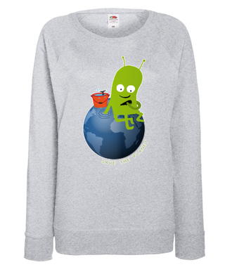 Ratuj swoją planetę - Bluza z nadrukiem - Patriotyczne - Damska