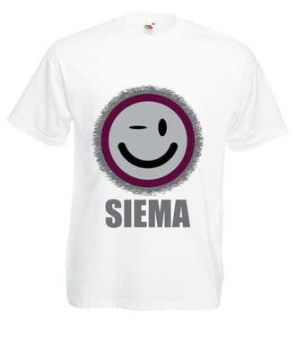 No i siema! - Koszulka z nadrukiem - Śmieszne - Męska