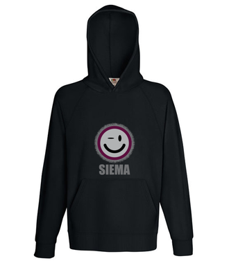 No i siema! - Bluza z nadrukiem - Śmieszne - Męska z kapturem