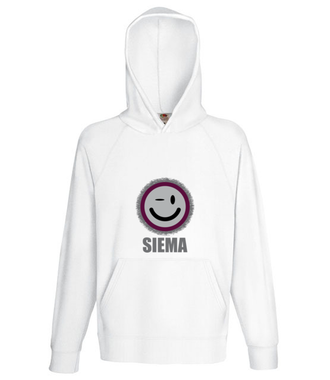 No i siema! - Bluza z nadrukiem - Śmieszne - Męska z kapturem
