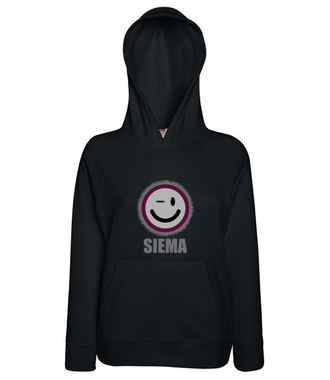 No i siema! - Bluza z nadrukiem - Śmieszne - Damska z kapturem