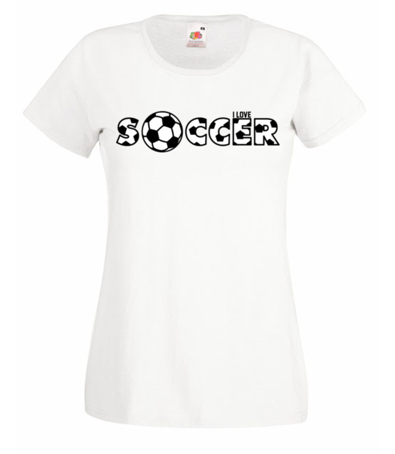 Pilka nozna to kocham koszulka z nadrukiem sport kobieta jipi pl 342 58