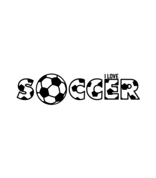 Piłka nożna – to kocham - Koszulka z nadrukiem - Sport - Damska
