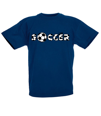 Piłka nożna – to kocham - Koszulka z nadrukiem - Sport - Dziecięca