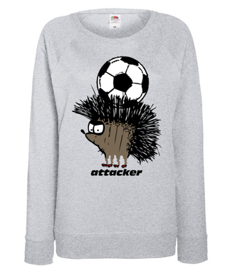 Ja – atakujący - Bluza z nadrukiem - Sport - Damska
