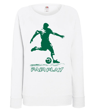 Fair play – zasada pierwszej klasy - Bluza z nadrukiem - Sport - Damska