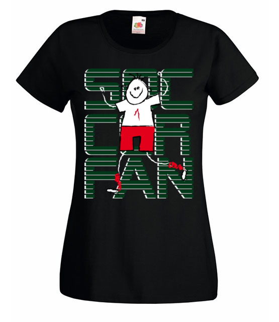 Zostac super fanem koszulka z nadrukiem sport kobieta jipi pl 352 59