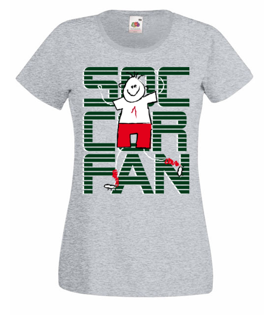 Zostac super fanem koszulka z nadrukiem sport kobieta jipi pl 352 63