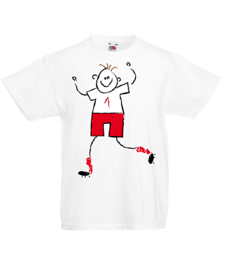 Bieg do zwycięstwa - Koszulka z nadrukiem - Sport - Dziecięca