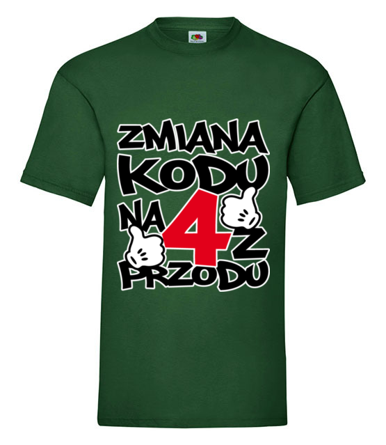 Zmiana kodu na 4 z przodu koszulka z nadrukiem urodziny mezczyzna jipi pl 78 188