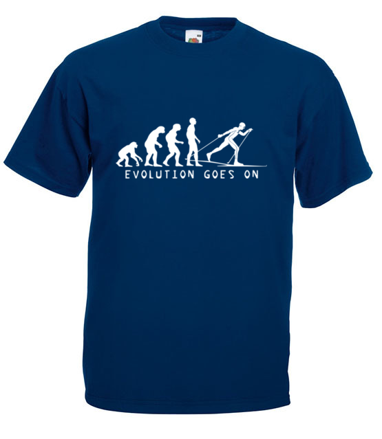 Ewolucja narty gora koszulka z nadrukiem sport mezczyzna jipi pl 364 3