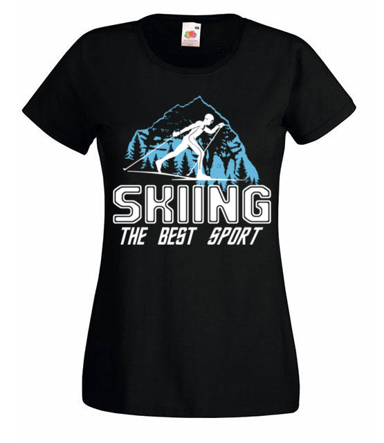Narciarstwo moim sportem koszulka z nadrukiem sport kobieta jipi pl 366 59