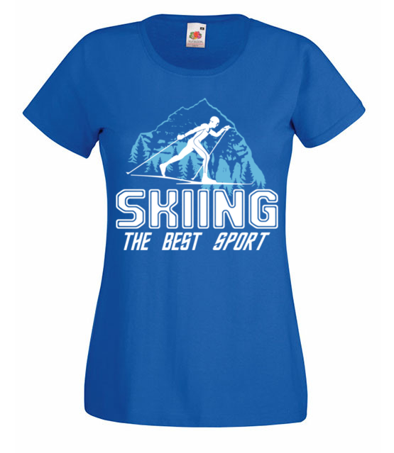 Narciarstwo moim sportem koszulka z nadrukiem sport kobieta jipi pl 366 61