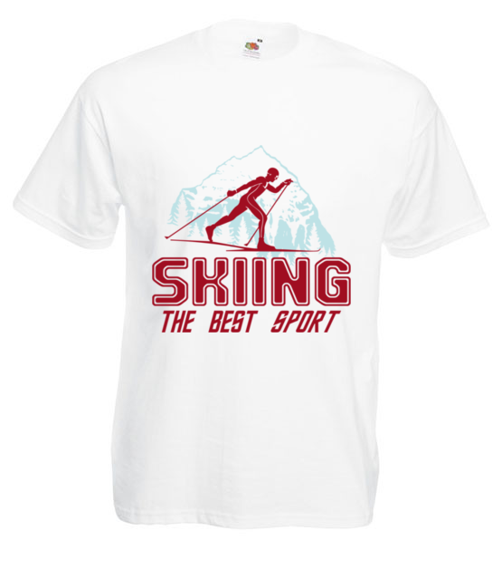Czas na narciarstwo koszulka z nadrukiem sport mezczyzna jipi pl 367 2