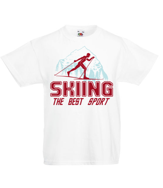 Czas na narciarstwo koszulka z nadrukiem sport dziecko jipi pl 367 83